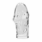 Прозрачная насадка на пенис Booker - 8 см. - Baile - в Санкт-Петербурге купить с доставкой