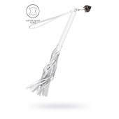 Белая кожаная плеть - 50 см. - Pecado - купить с доставкой в Санкт-Петербурге