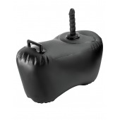 Черное надувное кресло с платформой для фиксации дилдо Body Dock Inflatable Love Seat - Pipedream - купить с доставкой в Санкт-Петербурге