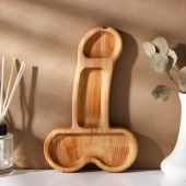 Деревянное блюдо для подачи в форме члена (25 х 16,5 х 1,7 см) - Сима-Ленд - купить с доставкой в Санкт-Петербурге