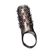 Дымчатая насадка на пенис с выпуклостями - 12 см. - Sex Expert - в Санкт-Петербурге купить с доставкой