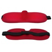 Красная глухая маска на резинке - Sitabella - купить с доставкой в Санкт-Петербурге