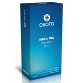Презервативы OKOTO Mega Mix - 18 шт. - Sitabella - купить с доставкой в Санкт-Петербурге