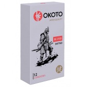Точечные презервативы OKOTO Dotted - 12 шт. - Sitabella - купить с доставкой в Санкт-Петербурге