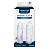 Набор из 2 прозрачных насадок на член Seductive Tickler Sleeves Set - NMC - в Санкт-Петербурге купить с доставкой