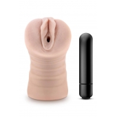 Телесный мастурбатор-вагина Ayumi с вибрацией - Blush Novelties - в Санкт-Петербурге купить с доставкой