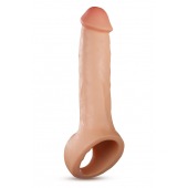 Телесная насадка-удлинитель Thrive 8.75 Inch Realistic Penis Extender Sleeve - 22,2 см. - Blush Novelties - в Санкт-Петербурге купить с доставкой
