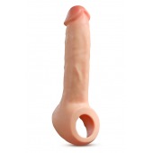 Телесная насадка-удлинитель Thrive 8.75 Inch Realistic Penis Extender Sleeve - 22,2 см. - Blush Novelties - в Санкт-Петербурге купить с доставкой