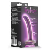 Фиолетовая насадка с гладкой поверхностью Surrender 4.75 Inch Beginner Pegging Dildo - 12 см. - Blush Novelties - купить с доставкой в Санкт-Петербурге