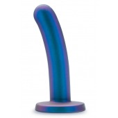 Синяя насадка с гладкой поверхностью Surrender 5.75 Inch Intermediate Pegging Dildo - 14,6 см. - Blush Novelties - купить с доставкой в Санкт-Петербурге