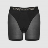 Трусики-шорты для фиксации насадок Strap-on-me Harness Lingerie Halo - size XS - Strap-on-me - купить с доставкой в Санкт-Петербурге