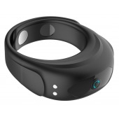Черное эрекционное виброкольцо на ремешках - Boys of Toys - в Санкт-Петербурге купить с доставкой
