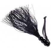 Черная силиконовая плетка - 25,4 см. - Boys of Toys - купить с доставкой в Санкт-Петербурге