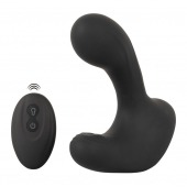 Черная анальная вибропробка с функцией расширения RC Butt Plug with 3 functions - Orion - в Санкт-Петербурге купить с доставкой