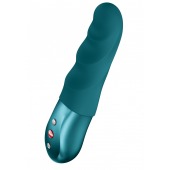 Зеленый вибратор-пульсатор Stronic Petite - 17 см. - Fun Factory