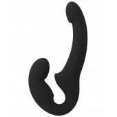 Черный безремневой страпон Share Lite - Fun Factory - купить с доставкой в Санкт-Петербурге