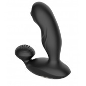 Черный вибромассажер простаты с вращающимся шариком - Secwell - в Санкт-Петербурге купить с доставкой