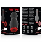 Черно-красный мастурбатор с вибрацией и всасыванием - JAMYJOB - в Санкт-Петербурге купить с доставкой