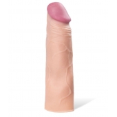 Реалистичная насадка с ярко выраженной головкой - 16,5 см. - A-toys - в Санкт-Петербурге купить с доставкой