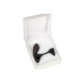 Чёрная насадка на фаллос Gladiator + LRS  с трехкнопочным пультом управления - Adrien Lastic - в Санкт-Петербурге купить с доставкой