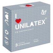 Презервативы с точками Unilatex Dotted - 3 шт. - Unilatex - купить с доставкой в Санкт-Петербурге