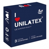 Ультрапрочные презервативы Unilatex Extra Strong - 3 шт. - Unilatex - купить с доставкой в Санкт-Петербурге