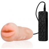 Мастурбатор-ротик с вибрацией REALSTUFF VIBRATING MASTURBATOR MOUTH - Dream Toys - в Санкт-Петербурге купить с доставкой