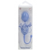 Голубые каплевидные вагинальные шарики L amour Premium Weighted Pleasure System - California Exotic Novelties