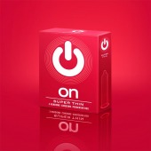 Супертонкие презервативы ON) Super Thin - 3 шт. - ON) - купить с доставкой в Санкт-Петербурге