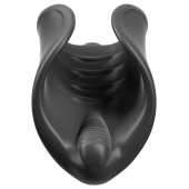 Чёрный мастурбатор Vibrating Silicone Stimulator с вибрацией - Pipedream - в Санкт-Петербурге купить с доставкой