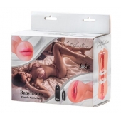 Двусторонний мастурбатор с вибропулей Satisfaction Babylicious - Lola Games - в Санкт-Петербурге купить с доставкой