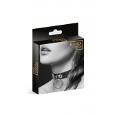 Узенький ошейник из полиуретана с кольцом - Bijoux Pour Toi - купить с доставкой в Санкт-Петербурге