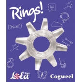 Прозрачное эрекционное кольцо Rings Cogweel - Lola Games - в Санкт-Петербурге купить с доставкой