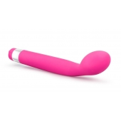 Розовый вибратор для массажа G-точки Rose Scarlet G - 17,8 см. - Blush Novelties