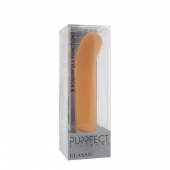 Телесный вибратор PURRFECT SILICONE CLASSIC G-SPOT - 17,5 см. - Dream Toys