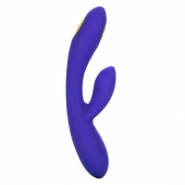 Фиолетовый вибратор с функцией электростимуляции Intimate E-Stimulator Dual Wand - 21,5 см. - California Exotic Novelties - купить с доставкой в Санкт-Петербурге