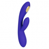 Фиолетовый вибратор с функцией электростимуляции Intimate E-Stimulator Dual Wand - 21,5 см. - California Exotic Novelties - купить с доставкой в Санкт-Петербурге