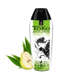 Интимный гель TOKO Pear   Exotic Green Tea с ароматом груши и зеленого чая - 165 мл. - Shunga - купить с доставкой в Санкт-Петербурге