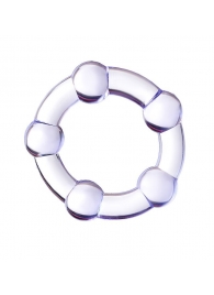 Фиолетовое эрекционное кольцо A-Toys - A-toys - в Санкт-Петербурге купить с доставкой