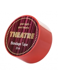 Красный бондажный скотч TOYFA Theatre - 15 м. - ToyFa - купить с доставкой в Санкт-Петербурге