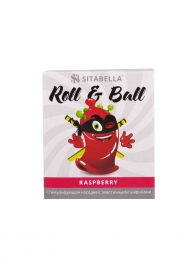 Стимулирующий презерватив-насадка Roll   Ball Raspberry - Sitabella - купить с доставкой в Санкт-Петербурге