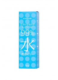 Смазка на водной основе Sagami Water 99% - 60 гр. - Sagami - купить с доставкой в Санкт-Петербурге