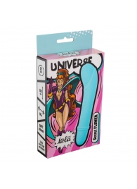 Голубой мини-вибратор Universe Secret Flower - 12,6 см. - Lola Games