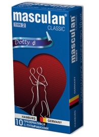 Розовые презервативы Masculan Classic Dotty с пупырышками - 10 шт. - Masculan - купить с доставкой в Санкт-Петербурге