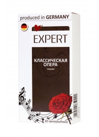 Гладкие презервативы Expert  Классическая опера  - 12 шт. - Expert - купить с доставкой в Санкт-Петербурге
