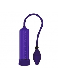 Фиолетовая вакуумная помпа - 25 см. - Rubber Tech Ltd - в Санкт-Петербурге купить с доставкой