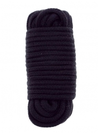 Черная веревка для связывания BONDX LOVE ROPE - 10 м. - Dream Toys - купить с доставкой в Санкт-Петербурге