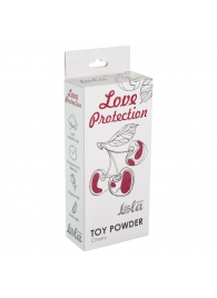 Пудра для игрушек Love Protection с ароматом вишни - 30 гр. - Lola Games - купить с доставкой в Санкт-Петербурге
