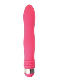 Розовый эргономичный вибратор Sexy Friend - 17,5 см. - Bior toys
