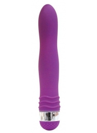 Фиолетовый эргономичный вибратор Sexy Friend - 17,5 см. - 1137